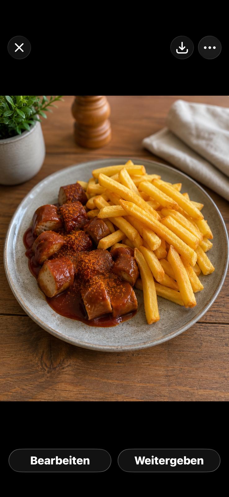 Currywurst mit Pommes – Die Pommes Box Kerpen